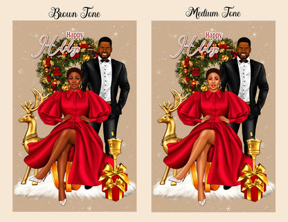 Black Christmas Cards