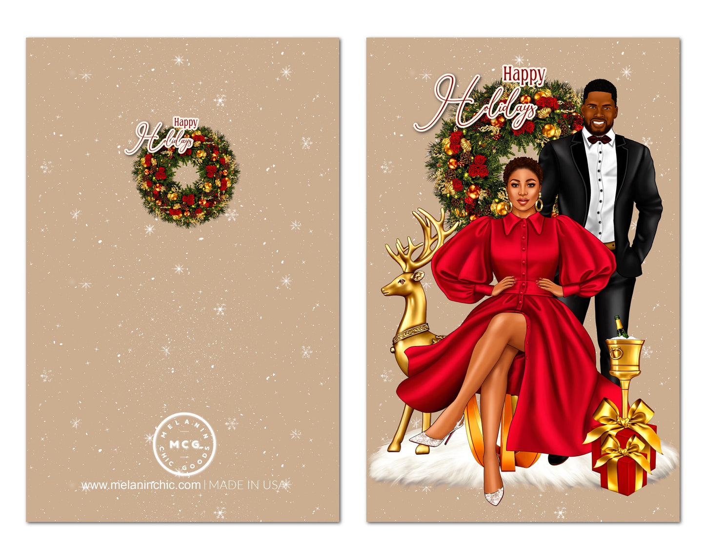 Black Christmas Cards