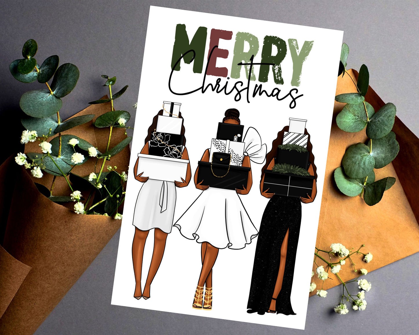 Black Christmas Cards