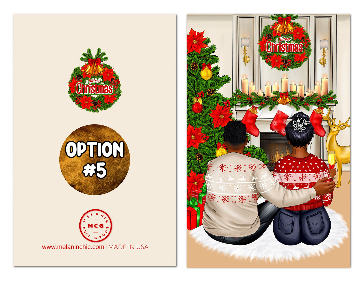 Black Christmas Cards