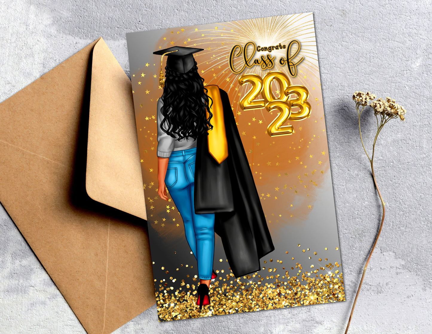 Black Girl Graduation Cards