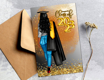 Black Girl Graduation Cards