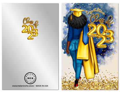 Black Girl 2023 Sorority Graduation Cards